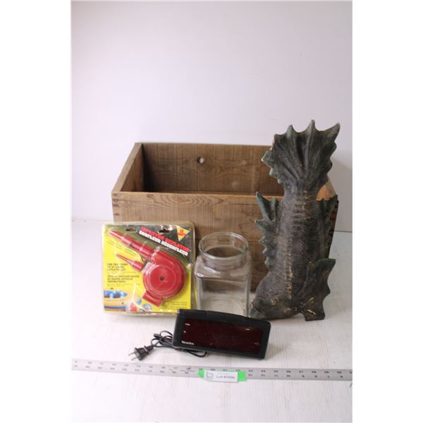 Wooden Cascade Crate, Inflator and Deflator, Misc.