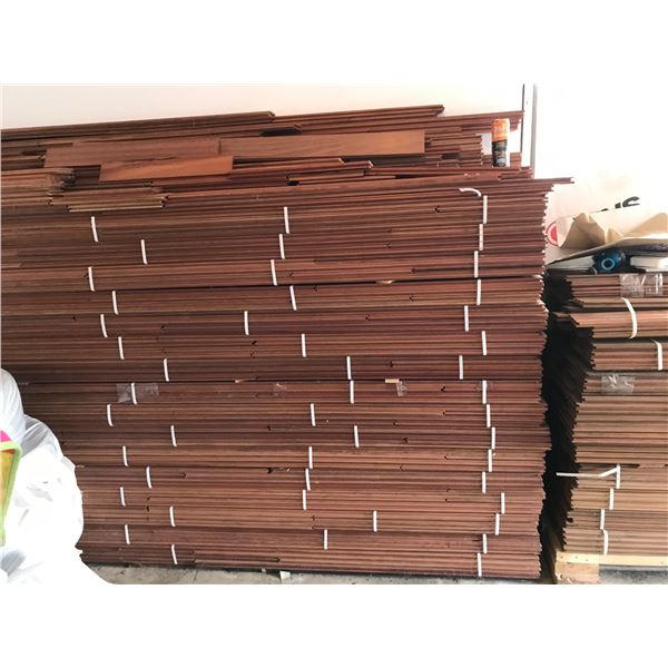 Approximately 875 sq ft of the Brazilian Mahogany (Off site)