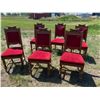 Image 1 : (6) Oak Dining Room Chairs (Off-Site)