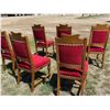 Image 3 : (6) Oak Dining Room Chairs (Off-Site)