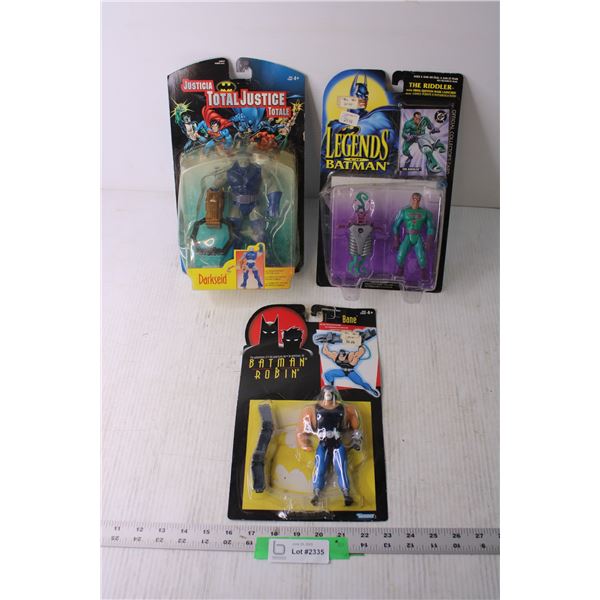 (2) Batman and Justice League Figurines (NIB)