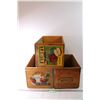 Image 1 : *(3x Bid Price) (3) Wooden Fruit Crates