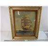 Image 1 : 21x25 Picture of Ship-Its a puzzle in the frame