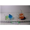 Image 1 : Glass Fish and Bird Candle Holders