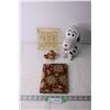 Image 1 : Dog Piggy Bank, Figurine and Misc.