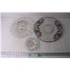 Image 1 : (3) Glass Platters