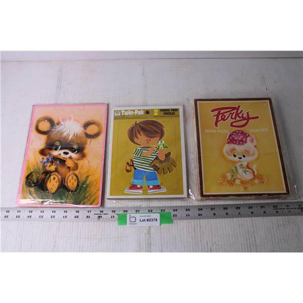 (3) Vintage Puzzles (NOS)