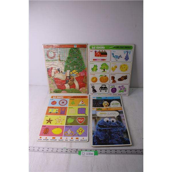 Assorted Vintage Kids Puzzles