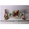 Image 1 : Assorted Figurines and Dish