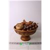 Image 1 : Bowl of Wooden Fruit