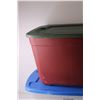 Image 2 : *(2) Storage Tubs with Lids