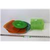 Image 1 : Plastic Platter - Plates - Cutlery Container