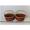 Image 1 : (2) Wooden Baskets