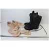 Image 1 : Leather Boots (size 7) - Runners (size 37) - Flip-Flops