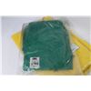 Image 2 : Zephron Jacket & Pants w/Reflective Tape (size small) - Condor Bibbed Rain Pants (sized lg)