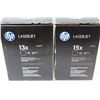 Image 4 : (2) HP Laser Jet Black Print Cartridges