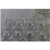 Image 3 : Glass Punch Bowl + (16) Glass Cups