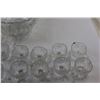 Image 4 : Glass Punch Bowl + (16) Glass Cups