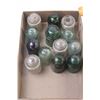 Image 2 : (13) Insulators + Wooden Coin Bank + Basket