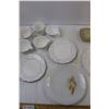 Image 3 : (3) Ashtrays + Bread Tube + (6) Decorative Plates + (5) Cups