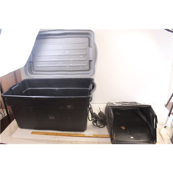 *Black & Decker + Tote with Lid + Lawn Mower Bag