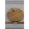 Image 1 : Bamboo Lazy Susan Cutting Board (New)