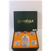 Image 1 : Lanfula Ultra Clear Crystal Glasses Decanter and 4 Glasses in Box