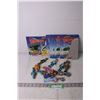Image 1 : Assorted Figurines and Thunderbirds Backing Cards