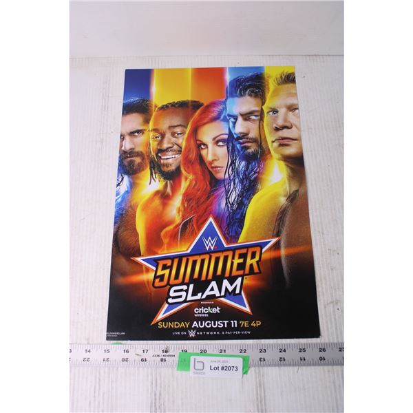 WWE Summer Slam Poster - 11" x 17"