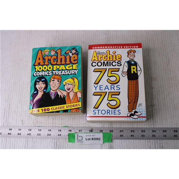 (2) Large Archie Comic Books