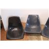 Image 2 : *(4) Retro Fiberglass Seat Backs