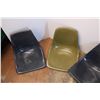 Image 5 : *(4) Retro Fiberglass Seat Backs