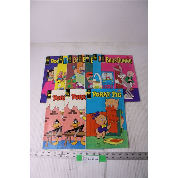 Assorted Vintage Gold Key Comic Books - Bugs Bunny, Porky Pig