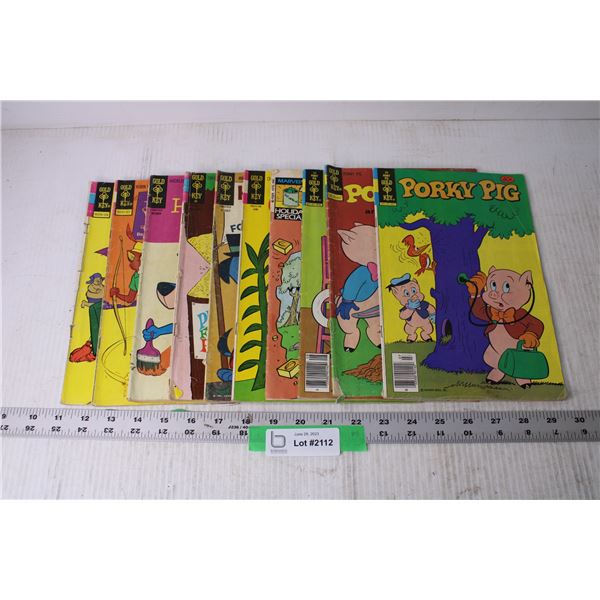 Assorted Vintage Gold Key Comics - Porky Pig, Fat Albert