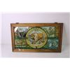 Image 5 : Framed Glass Art of Animals - 13" x 22"