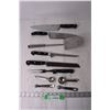 Image 1 : Assorted Knives and Kitchen Tools