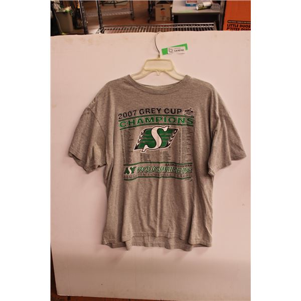 *Saskatchewan Roughriders 2007 Grey Cup Shirt - Size XL