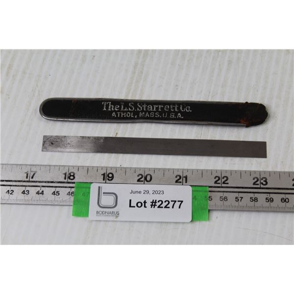 LS Starrett Co. 6  Steel Ruler