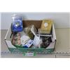 Image 1 : Box of Electrical Items - Vintage Keys - Ford Padlock