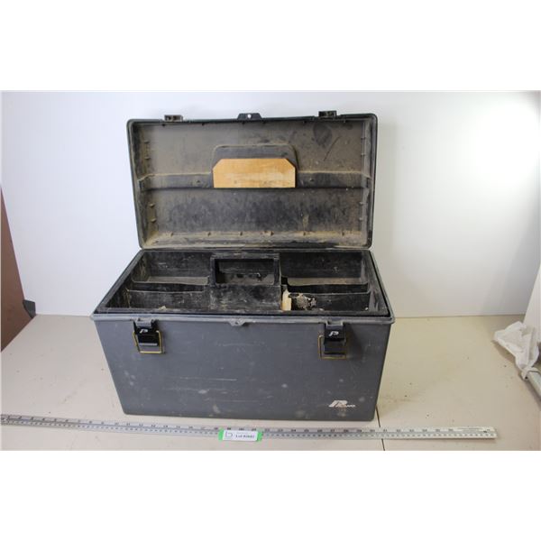 Plastic Tool Box (has repairs)