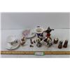 Image 1 : Tea Cup and Saucer + Salt and Pepper Shakers + Misc.