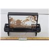Image 1 : Vintage Chinese Cork Carving Diorama Shadow Box