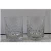 Image 3 : Pin Wheel Crystal Wine Glasses + Pin Wheel Crystal Cups