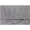 Image 5 : Pin Wheel Crystal Wine Glasses + Pin Wheel Crystal Cups