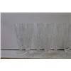 Image 3 : (8) Pin Wheel Crystal Champagne Glasses