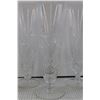 Image 4 : (8) Pin Wheel Crystal Champagne Glasses