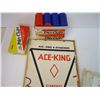 Image 2 : Vintage Cribbage Board/Cards/(7) Bottle Openers/Rummoli/(3) Boxes of Poker Chips