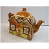 Image 3 : Ye Olde Cottage Teapot (Ornamental Only) and Circle of Friends Tealight Holder