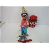 Image 2 : Assorted Vintage Toys-Clowns, Rubber<Wooden,(2) Recorders