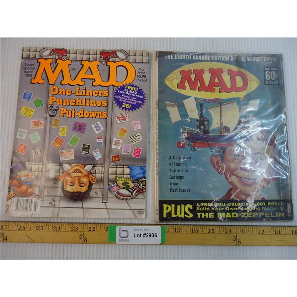 (2) MAD Magazines